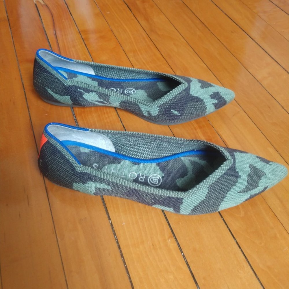 Olive Camo Rothy's